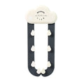 Side profile of the space-saving triangle kitchen sink filter.