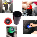 Durable car dustbin with lid, ideal for efficient vehicle waste management.