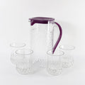 Complete Supermom serving jug set with 1500 ML jug and four 300 ML tumblers
