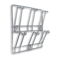 Stainless steel mug rack fixed on wall for kitchen organization