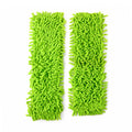 Detachable microfiber mop head for easy washing and replacement.