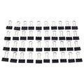 Compact 19 mm heavy-duty binder clips ideal for paperwork