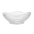 Plastic basket storing fresh vegetables