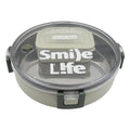 An adult holding the sleek Miracle Stainless Steel Lunch Box, ideal for office or school lunches.