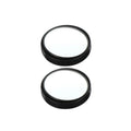 Pair of universal car blind spot convex mirrors with adhesive backing