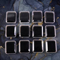 Back view showing 12 mini jewellery boxes for secure, elegant storage