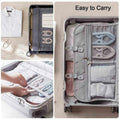 Convenient portable clothes hangers, perfect for keeping various garments neat while travelling.