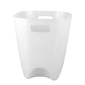 Compact modern dustbin placed neatly in a room's corner