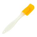 Silicone cooking spatula resting on kitchen counter