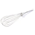 Wire whisk used as egg beater for mixing and aerating ingredients