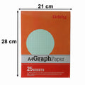 Dimensions of Oddy A4 Graph Paper with 1mm grid