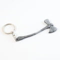 Stylish matte finished axe keychain ideal for keys or bag decoration
