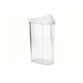 Leak-proof pantry storage jar holding essential dry food items