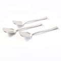 Deep bowl stainless steel spoons ideal for scooping ice cream and desserts