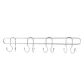 Stainless steel hanger rack for kitchen, bathroom, and bedroom organization