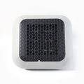 Small room warmed by the compact 600W plug-in wall-mounted room heater