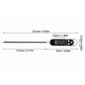 Digital thermometer liquid testing