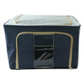 Clothes organizer bag with secure zipper closure