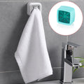 The 4-piece Towel Holder Set shown in a modern bathroom setting, enhancing decor.
