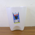 Compact dustbin with open design and smooth plastic finish