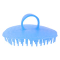 Flexible silicone hair washing scalp massager for thorough cleaning