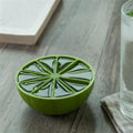 Easy-release design tray making lemon wedge silicone ice cubes effortlessly