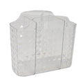 Transparent crystal-textured multipurpose organizer holder for decluttering