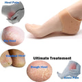 Silicone heel sleeves for children, breathable and snug