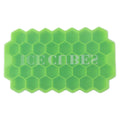 Stackable honeycomb ice mold tray for stylish icy drinks