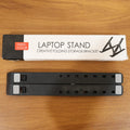 Close-up of the multi-angle adjustable ergonomic tablet holder, focusing on its sturdy construction.