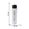 Stylish frosted drinking bottle in compact size