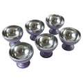 Ice cream and pudding stainless steel serving bowls