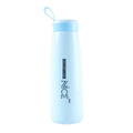 Portable plastic water bottle suitable for travel, office, and everyday use