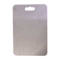 Hygienic stainless steel chopping tray with smooth surface