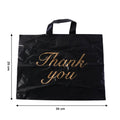 Compact foldable Thank You shopping tote bag for easy storage