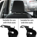 3-in-1 car organizer cupholder and phone holder with adjustable hooks