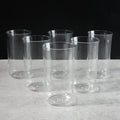 Glossy plastic glass set perfect for family use and parties