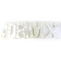 Mix design LED night lamp illuminating bedroom shelf softly