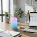 Components of the office utility set with mini air cooler and water bottles