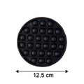 Close-up of pop bubbles on durable silicone fidget toy