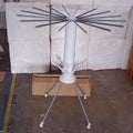 Wheeled base for easy mobility of the multi-layer clothes drying rack