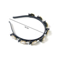 Party wear crystal hairband with embellishments