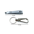 Stainless steel nail clipper set ready for accurate nail maintenance
