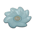 A graphic highlighting the BPA-free and food-grade plastic material used in the flower shaped kids plate.