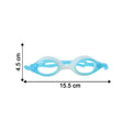 Transparent vision swim goggles for kids