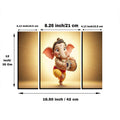 Religious MDF Ganesha wall art for spiritual spaces