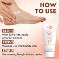 Intensive foot cream used for heel repair