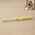 Travel-friendly foldable hair comb & brush in compact form