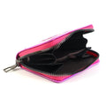 Durable kids wallet featuring vibrant holographic material and secure zipper