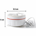 Mini electric washing machine side view for small laundry tasks
